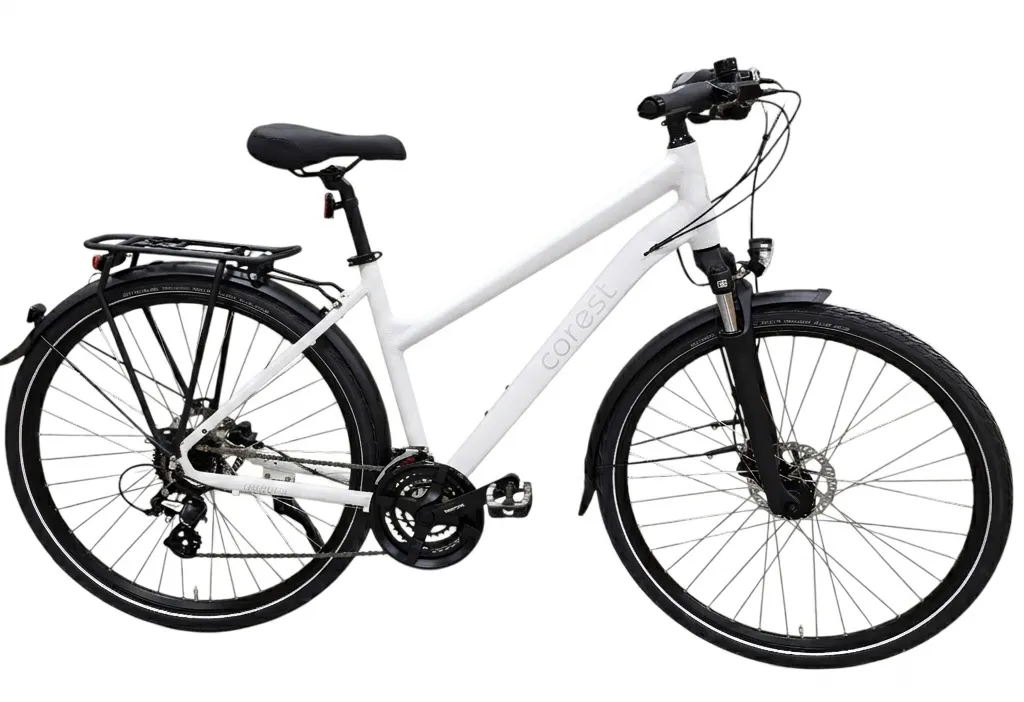 Bike COREST TB10 28 Trekking LDS 21" ALTUS 3x8*SF*Pearl white matt
