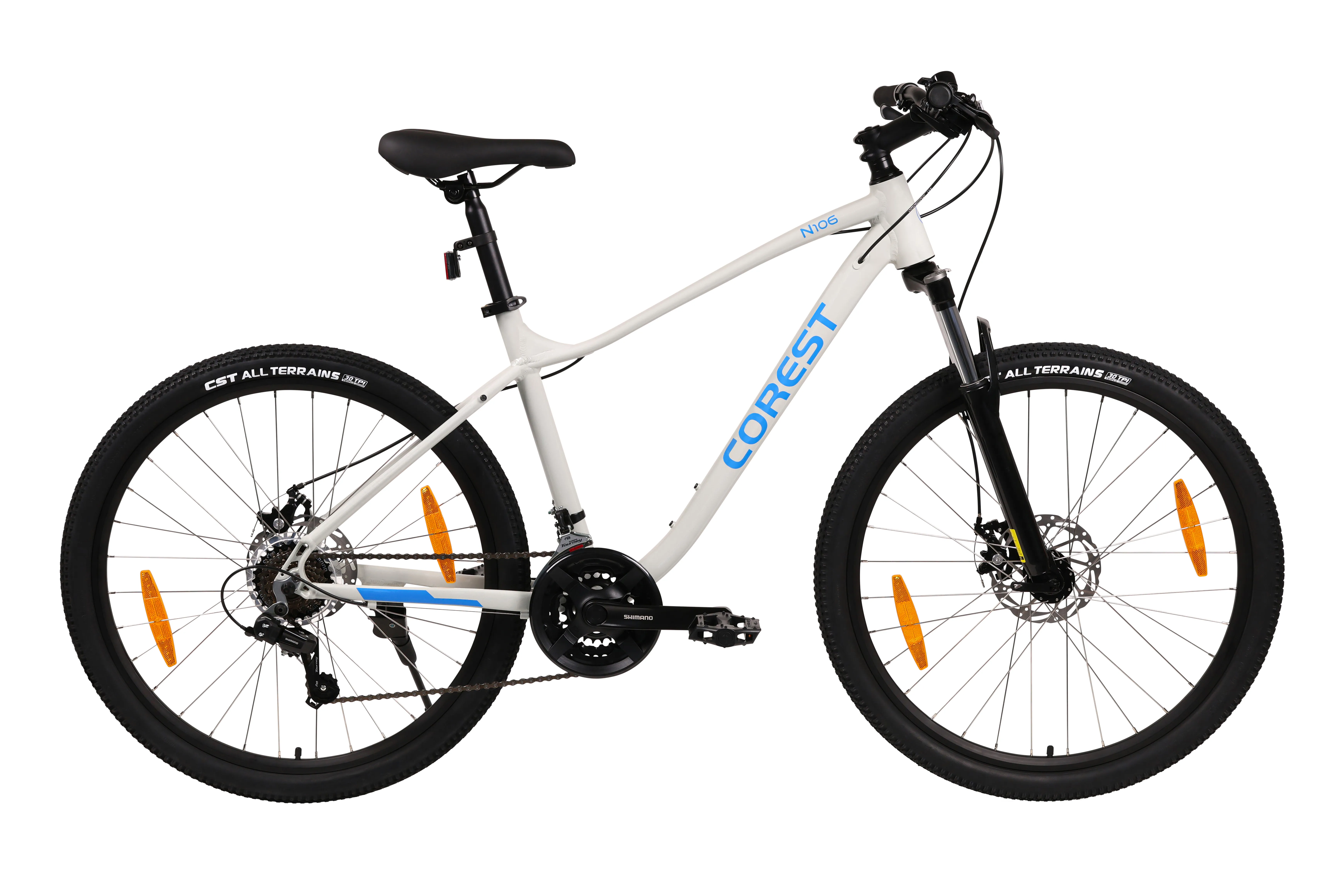 Bike COREST YUB026 26 Unisex 14" TOURNEY 3x7*Grey glossy