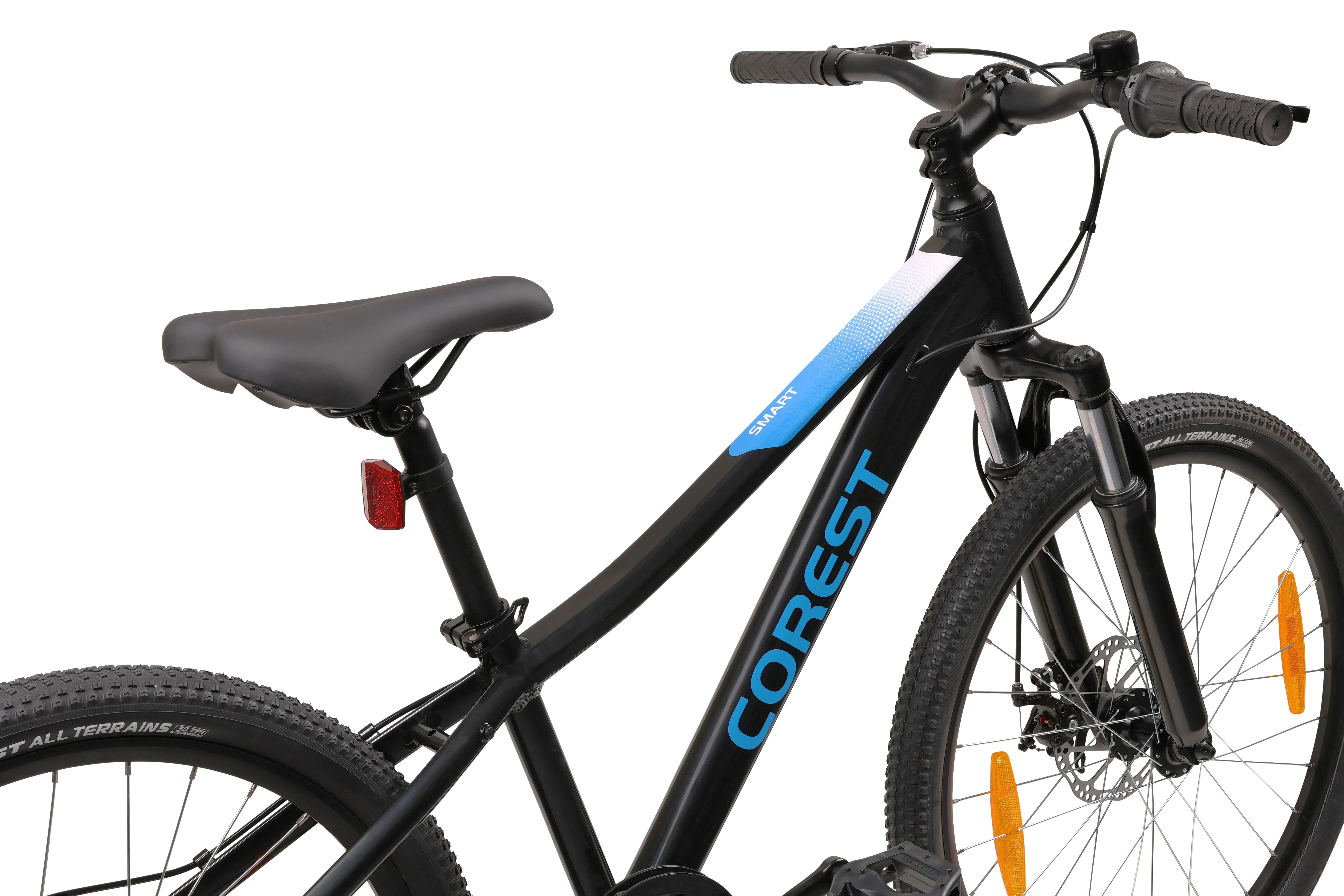 Bike COREST YUB024 24 Unisex 12" TOURNEY 1x7*Black-blue glossy