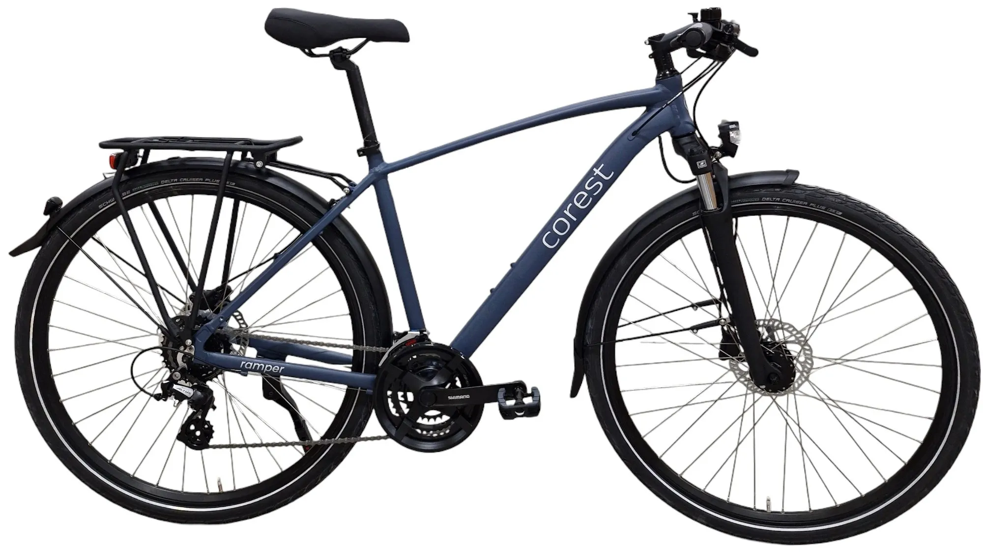 Bike COREST TB10 28 Trekking GTS 23" ALTUS 3x8*SF*Blue-Grey matt